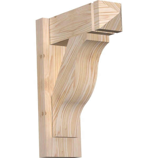 Ekena Millwork Funston Arts & Crafts Smooth Outlooker, Douglas Fir, 5 1/2"W x 14"D x 18"H OUT06X14X18FST03SDF - main